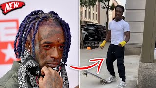 LIL UZI VERT TRIES SKATING 😂