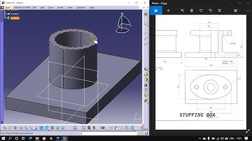 Stuffing Box Design in Catia software