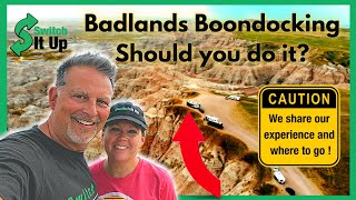 Boondocking outside Badlands with a visit to Wall Drug in South Dakota