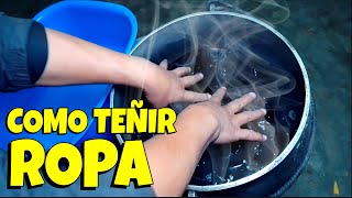 Cómo TEÑIR ROPA / tiñe ropas viejas tinte para ropa - YouTube