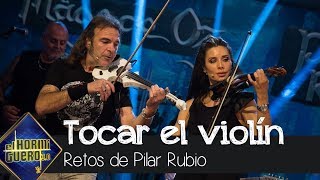 Pilar Rubio ensaya con el violín y Sergio Ramos a la guitarra - El Hormiguero 3.0