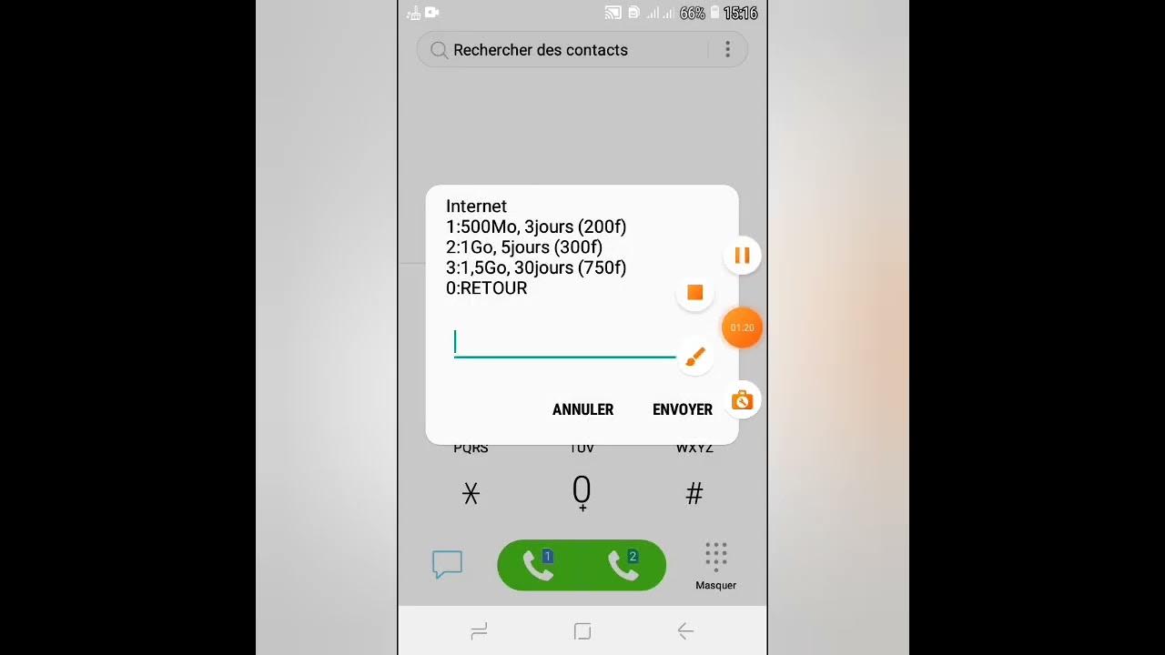 Code pour avoir plus de connexion internet sur moov ci youtube