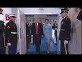 President Donald Trump arrives at White House