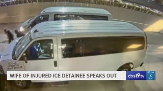 Wife of immigrant detainee critically injured in ICE facility shooting speaks out