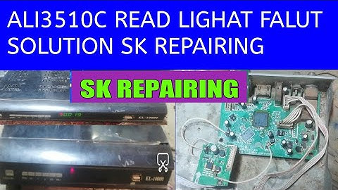 Ali3510C Receiver Red Light Fault Solution || SK Repairing