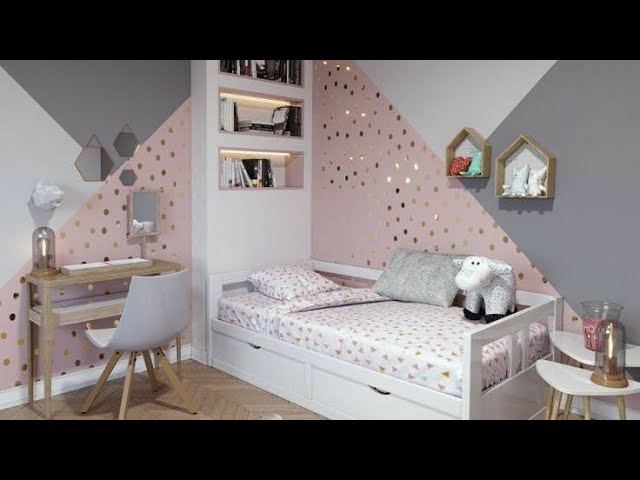 دهانات غرف نوم الأطفال 2021#تطبيق لاندوي على الجدران #كيفية علاج مشكل  البرودة#صباغة قابلة للغسل# - YouTube