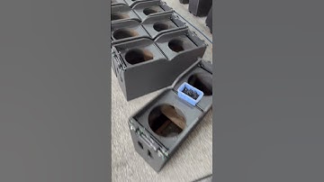 More than 30 pcs Dual 10 inch line array system sound equipment  in production #audiosystem