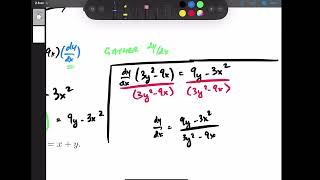 Implicit Differentiation Practice