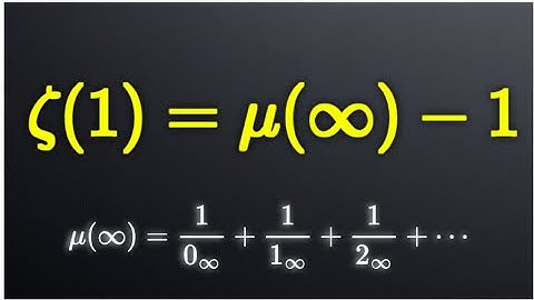 The Mu Function and Its Surprising Connection to the Zeta Function!