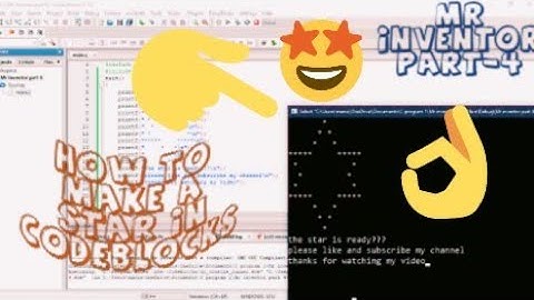 How to make a STAR in code blocks???