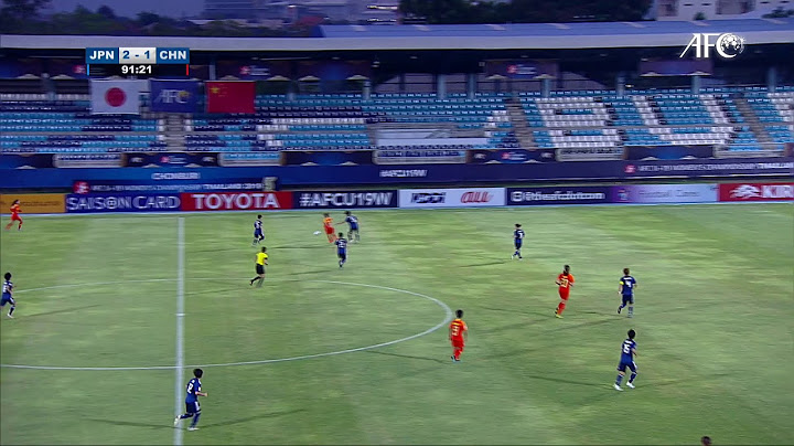 LIVE #AFCU19W Match 11 - Japan vs China PR
