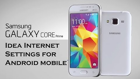 idea  2G   3G  manual internet settings for android