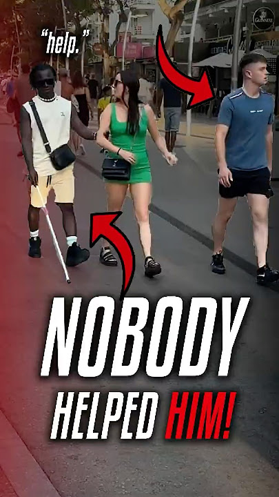 You Won’t Believe Who Finally Helped This Blind Man! 😲⚡ @bittersweetgiveaways