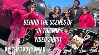 BTS of “In The Mix” video shoot with That Boyy Omar,  Lani Love, & Liss the Goat