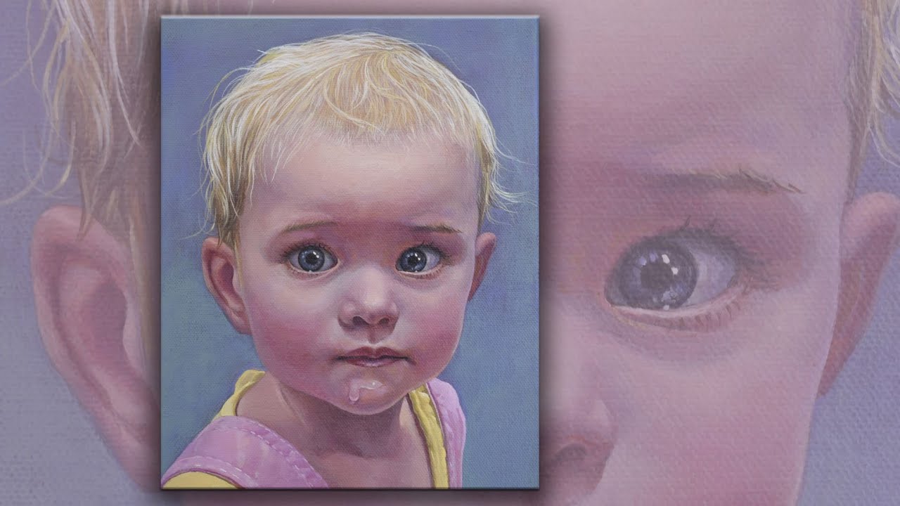 CHILD 071522 | EASY ART OR PAINTING PROCESS | PORTRAIT | ACRYLIC PAINTING | FOR BEGINNERS | #50