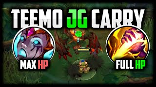 TEEMO JUNGLE IS THE BEST TANK CRUSHER👌 (FULL HP FULL CLEAR) - League of Legends