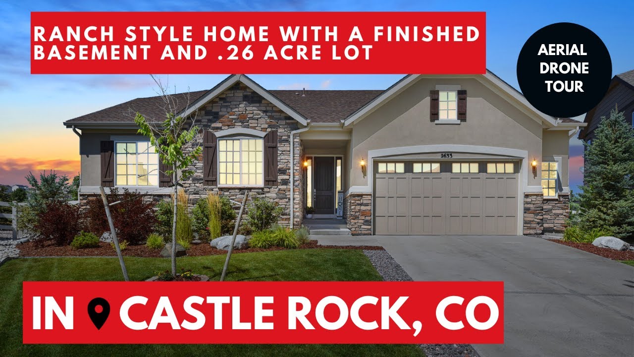 Ranch Style Former Model Home CASTLE ROCK, CO 2633 Hillcroft Ln
