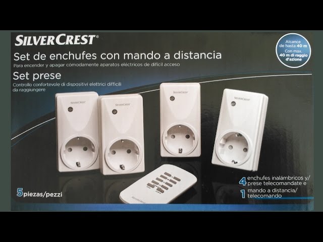 REA 12 Review/análisis set de enchufes con mando a distancia Silvercrest  (Lidl) 