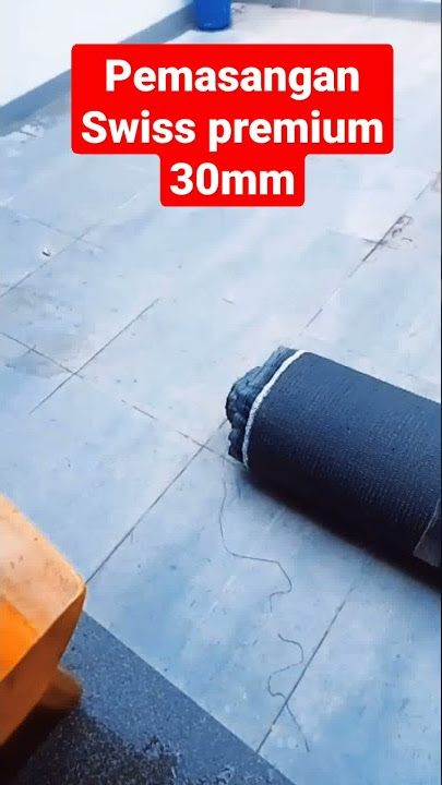 pemasangan rumput sintetis Swiss premium 30mm