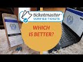 WHAT IS THE BEST DEVICE FOR BUYING TICKETS ON TICKETMASTER - PHONE OR COMPUTER?