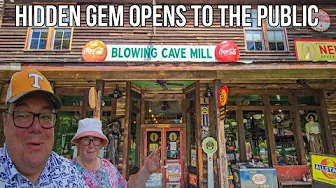 Lost 1800s Smoky Mountain Gem Reopens Blowing Cave Mill Sevierville Tennessee Mill Tour / English MT
