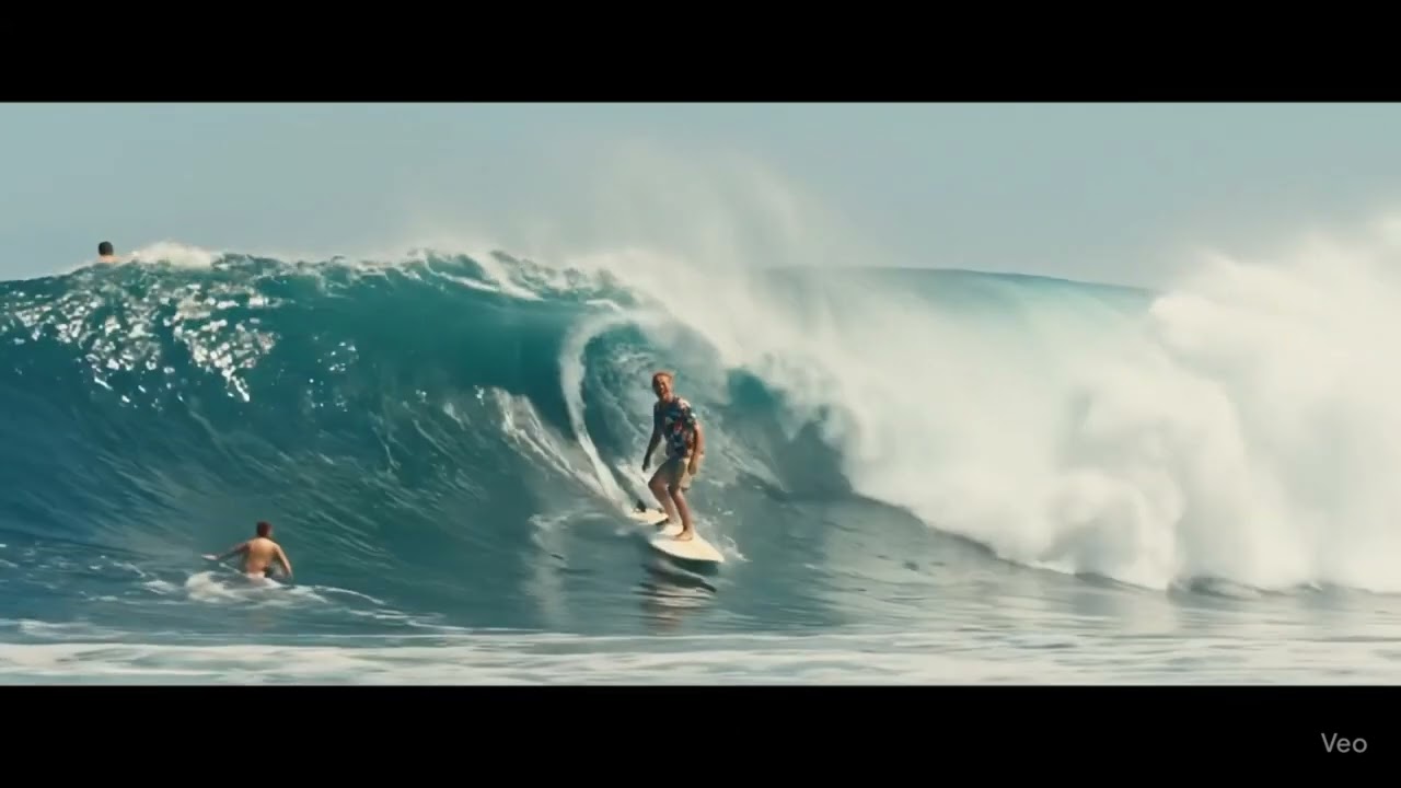 Surfer Bob in Portugal Riding the Waves