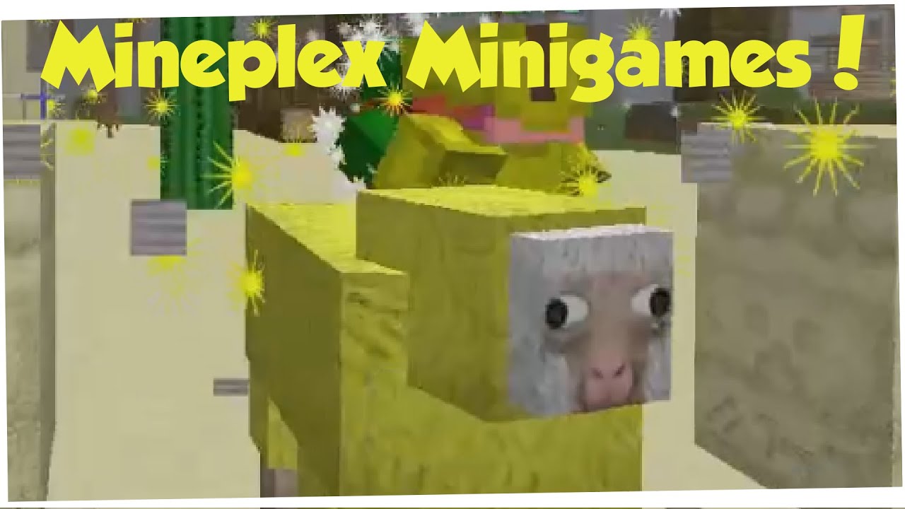 STUPID SHEEP GAME! - Mineplex Minigames w/LolaGames - YouTube