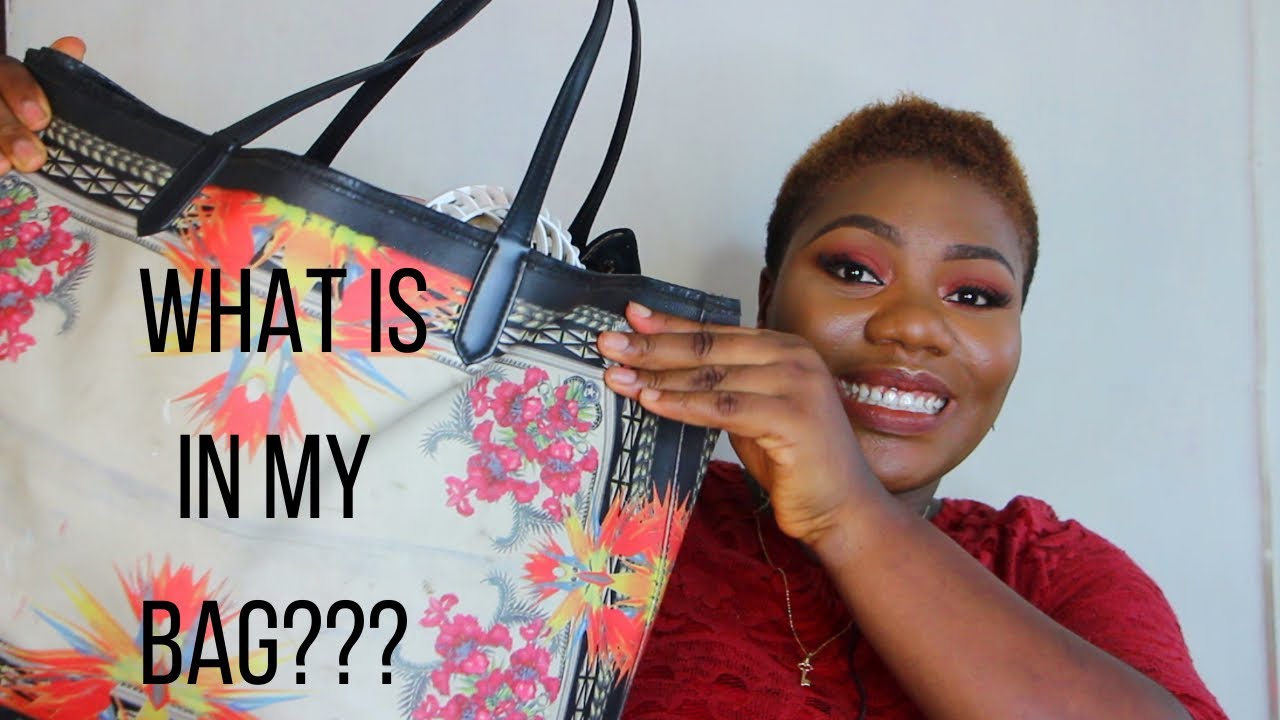 What’s In My Bag Challenge/ Work Bag Edition/ THETALLBLACKCHIC - YouTube