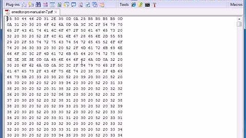 EmEditor Text Editor Binary Editing Feature