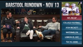 Barstool Rundown - November 13, 2017