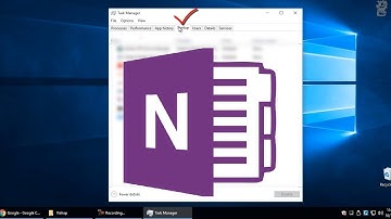 How to Stop Microsoft OneNote From Running at Startup