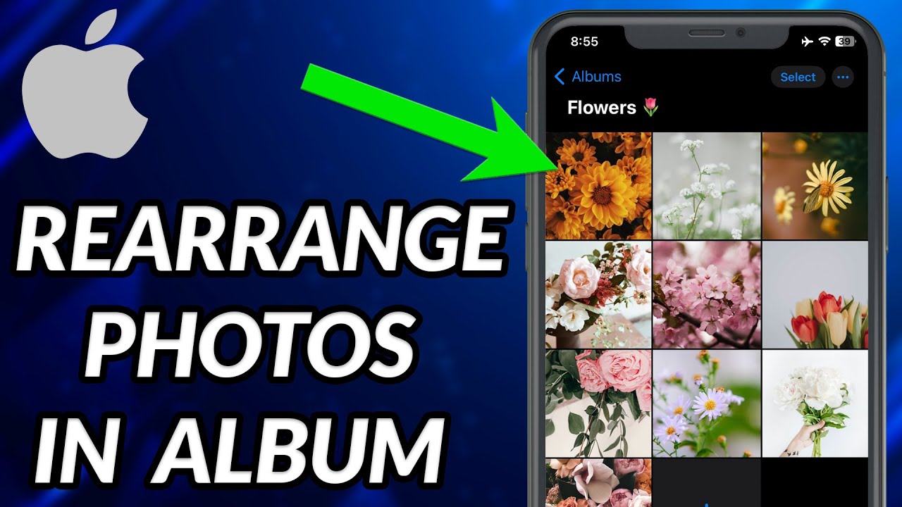 How To Rearrange Photos In Album On IPhone YouTube