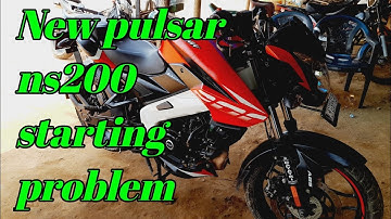 Pulsar ns 200 Bs6 Starting Problem||New Bajaj Pulsar NS 200Bs6 Starting Problem#mistrimukutnag