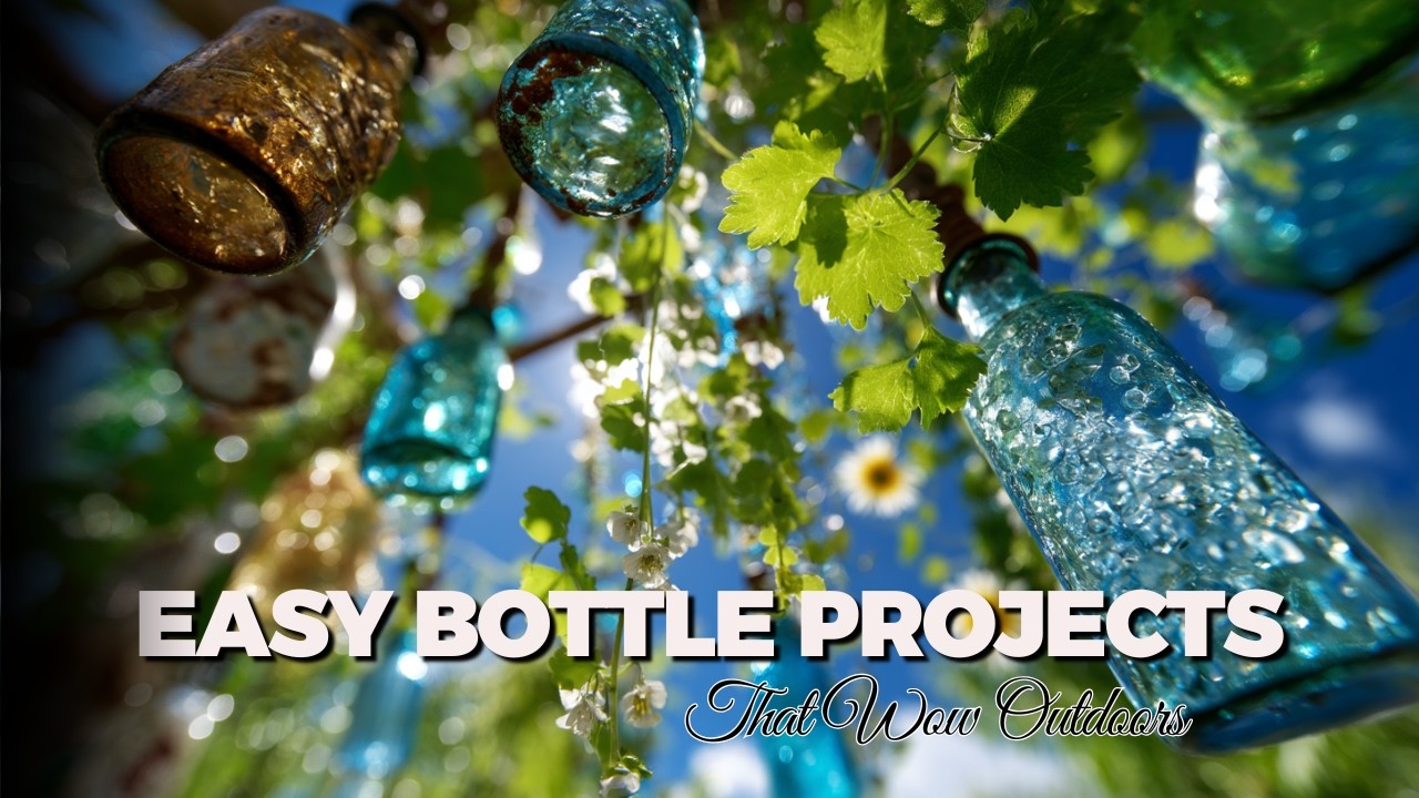 Садовое искусство из стеклянных бутылок своими руками — волшебные способы переработки бутылок на ...
