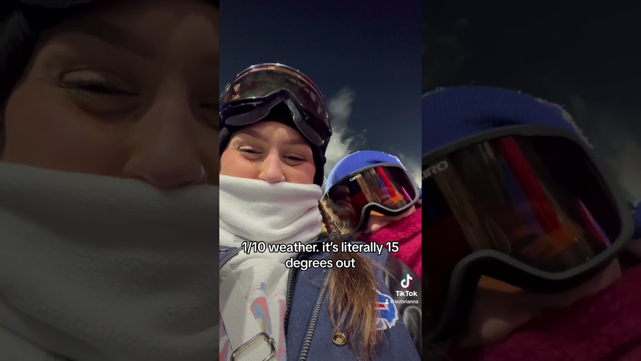 Shoveling the seats was wild