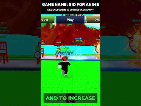 NEW ROBLOX GAME "BID FOR ANIME" LOOKS AMAZING