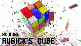 Houdini Tutorial 4 Part 1 - Self Solving Rubik's Cube