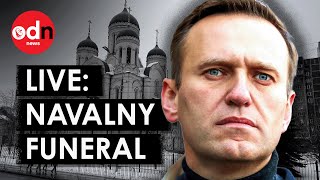 Live: Mourners Attend Alexei Navalny's Funeral In Moscow