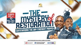 COMMANDING THE DAY REBROADCAST-THE MYSTERY OF RESTORATION. 30-05-2024