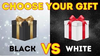 Choose Your Gift! 🎁 Black or White Edition - Quiz World Z