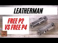 Leatherman P4 VS P2 Multitool Pocketknife. Fablades Comparison Review