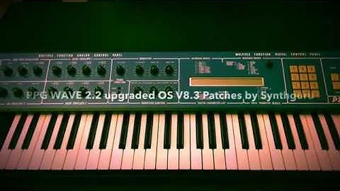 PPG Wave 2.2 Upgraded OS V.8.3 demo patches by Synthguru