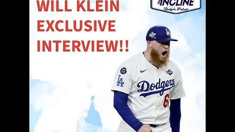 Interview with Dodgers Champion Will Klein! World Series HERO