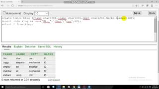#Marks command (Max,Min,Avg...)  in SQL.