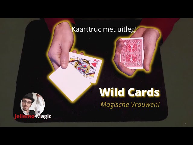 Magic Queens (Wild Cards) - eenvoudige kaarttruc + uitleg!