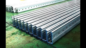 Solar Frame Roll Forming Machine |  Full Automatic Solar Channel Roll Forming Machine
