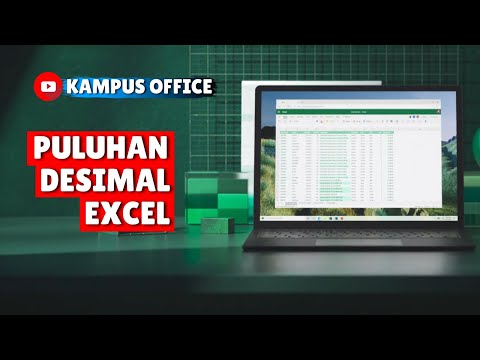 Video: Dimana letak tombol desimal di excel?