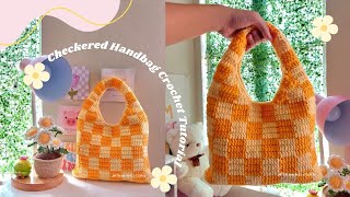 Checkered Handbag Crochet Tutorial