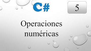 5.- Curso C# desde cero.- Clase Math, y operaciones numéricas.