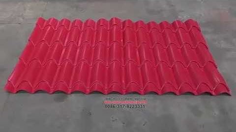 Double Layer Roll Forming Machine Popular In Central America ( Glazed Tile )